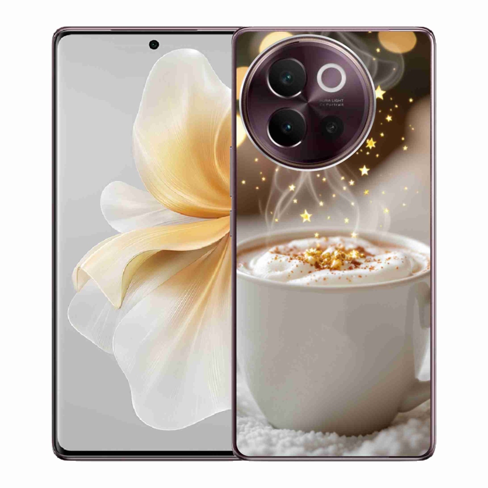 Gelový kryt mmCase na Vivo V40 Lite 5G - vánoční horký nápoj