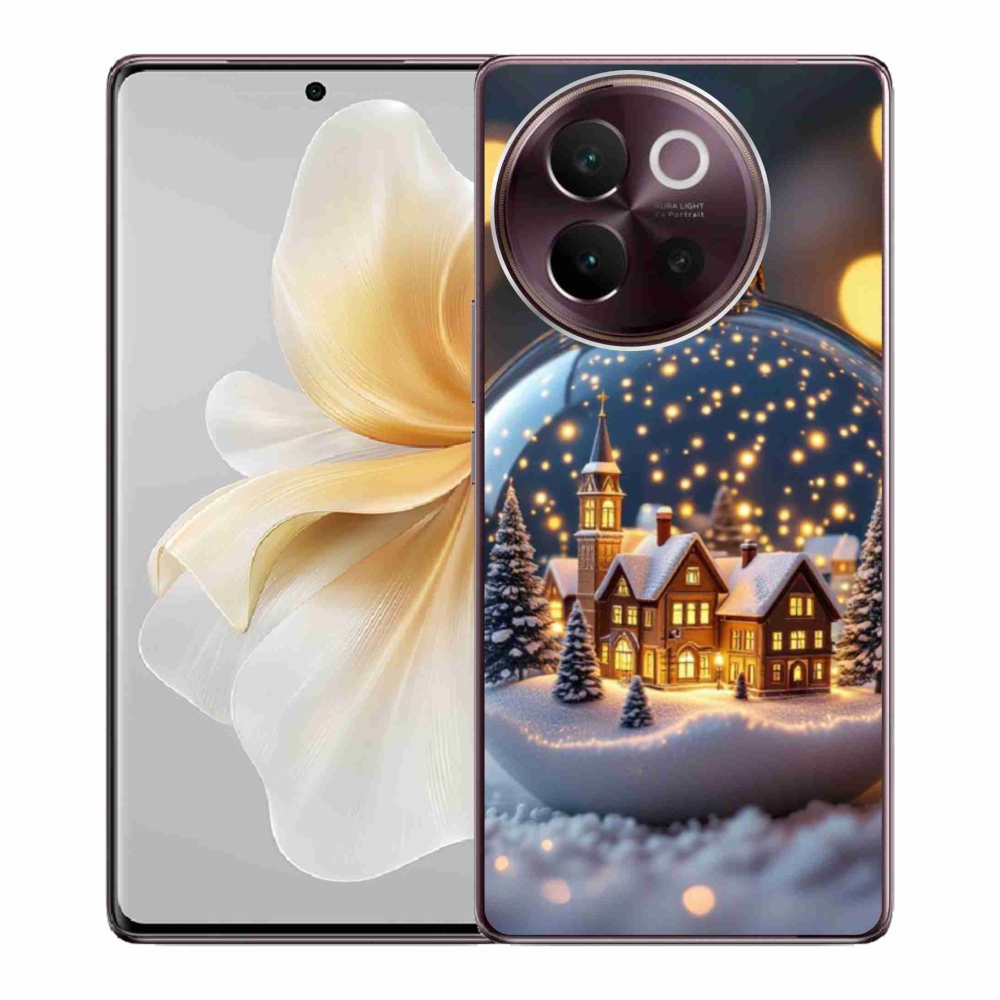 Gelový kryt mmCase na Vivo V40 Lite 5G - vánoční koule 4