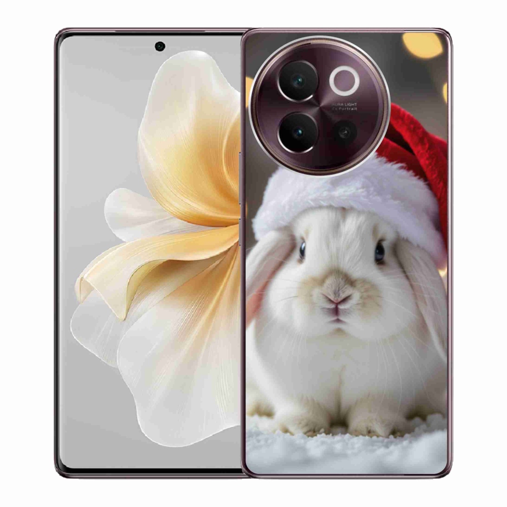 Gelový kryt mmCase na Vivo V40 Lite 5G - vánoční králík