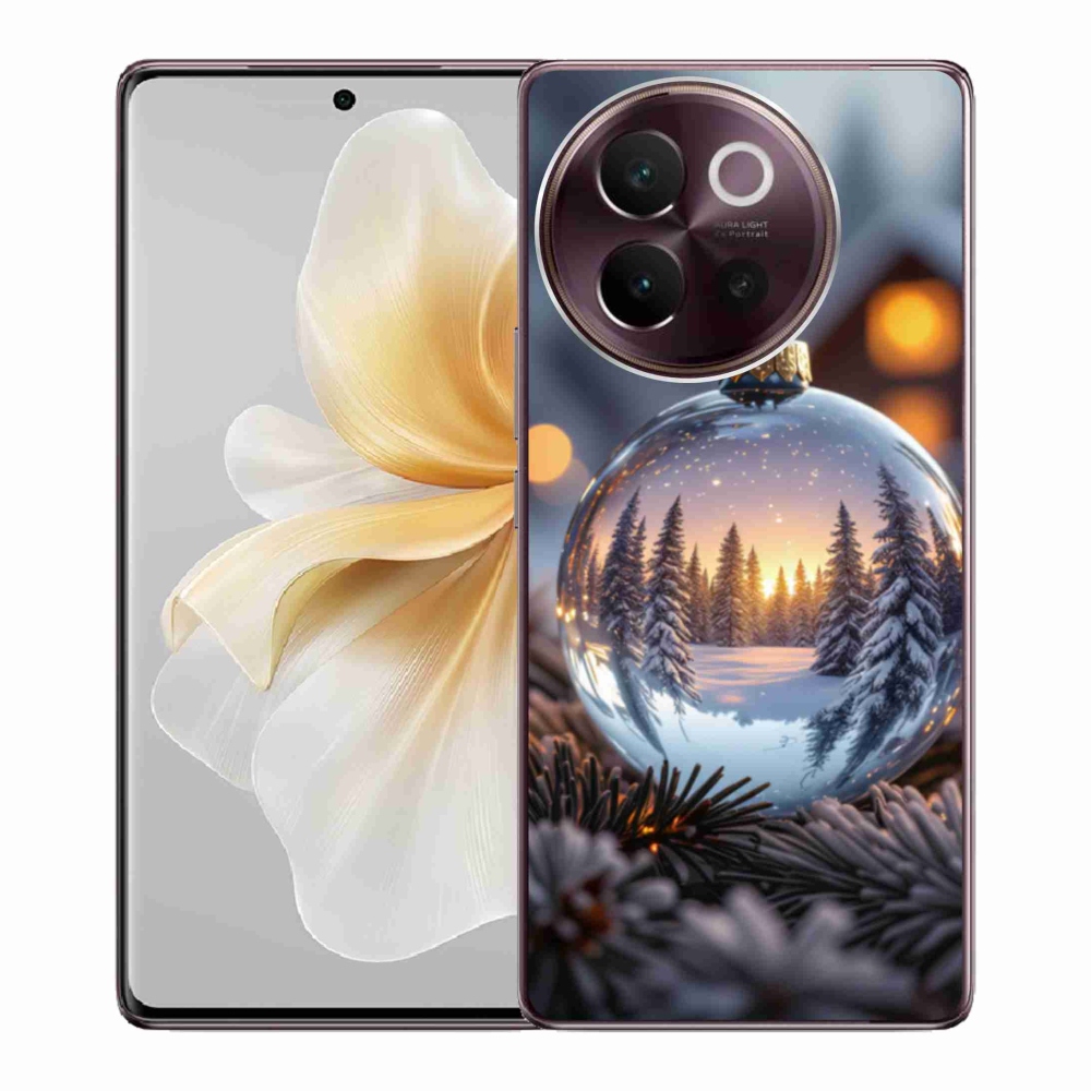 Gelový kryt mmCase na Vivo V40 Lite 5G - vánoční ozdoba