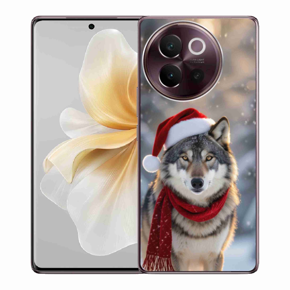 Gelový kryt mmCase na Vivo V40 Lite 5G - vánoční vlk
