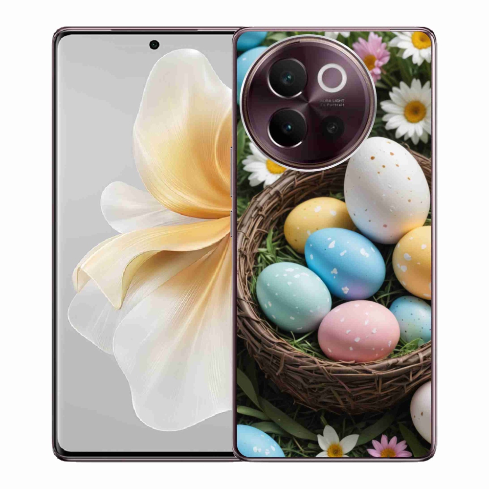 Gelový kryt mmCase na Vivo V40 Lite 5G - velikonoční vajíčka 2