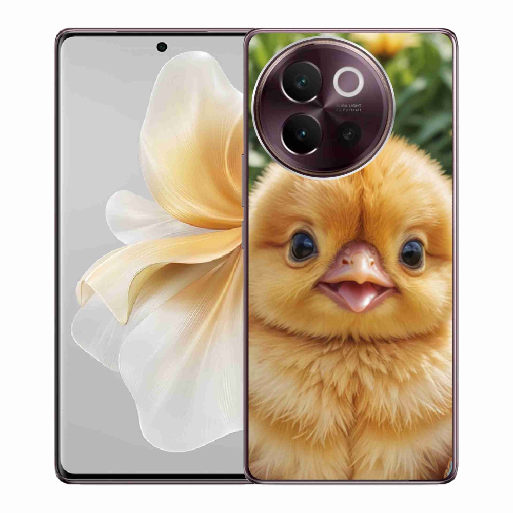 Gelový kryt mmCase na Vivo V40 Lite 5G - veselé kuřátko