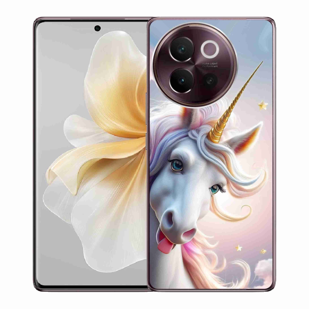Gelový kryt mmCase na Vivo V40 Lite 5G - veselý jednorožec