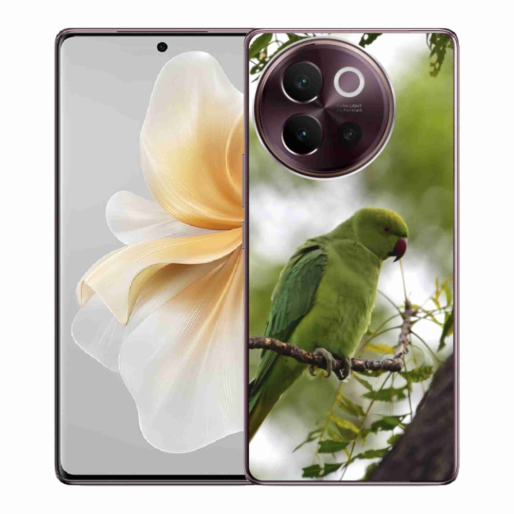 Gelový kryt mmCase na Vivo V40 Lite 5G - zelený papoušek