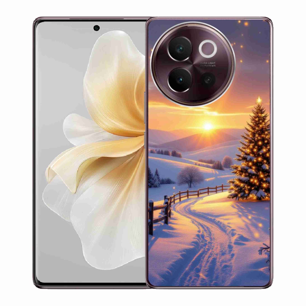 Gelový kryt mmCase na Vivo V40 Lite 5G - zimní krajina