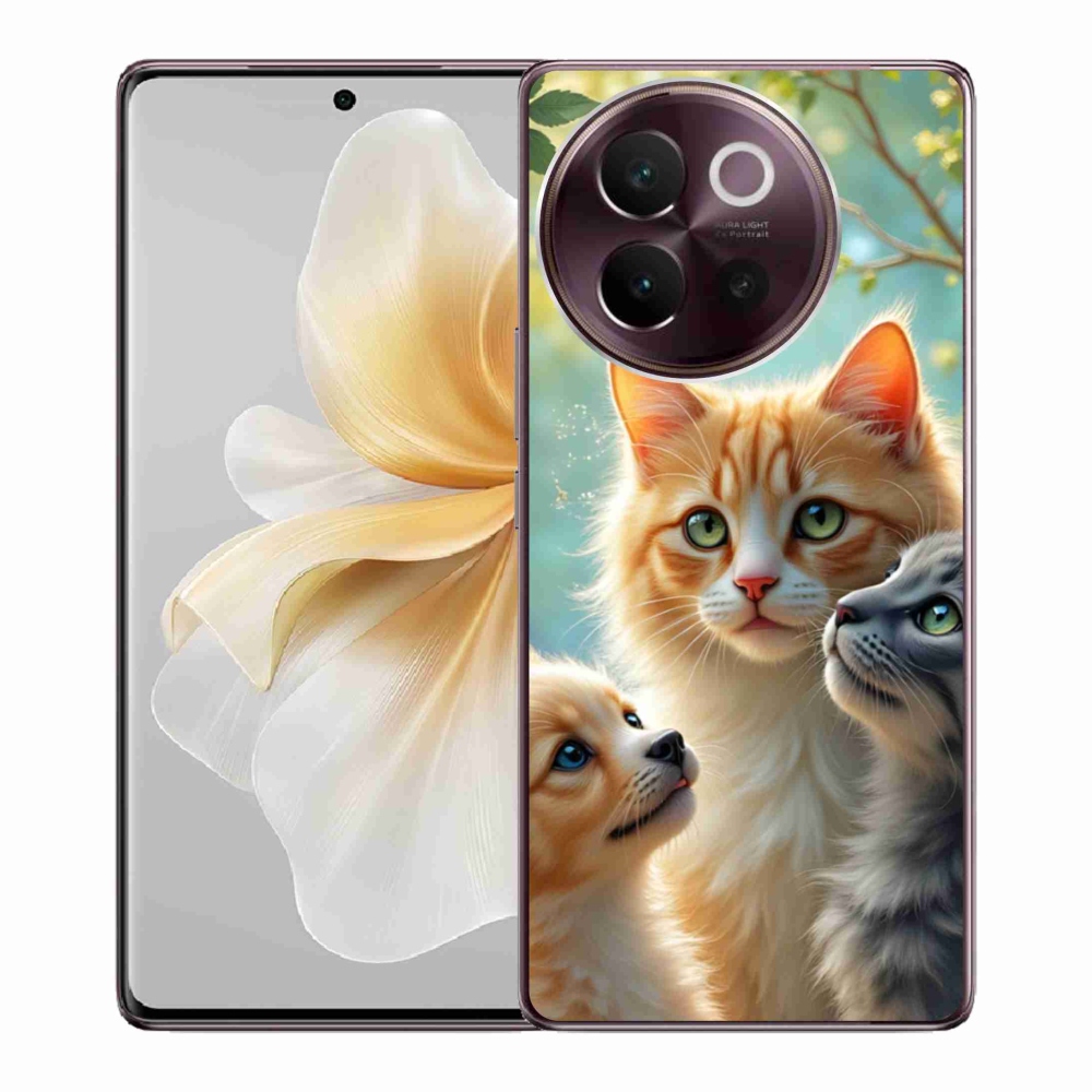 Gelový kryt mmCase na Vivo V40 Lite 5G - zvířecí přátelství 2