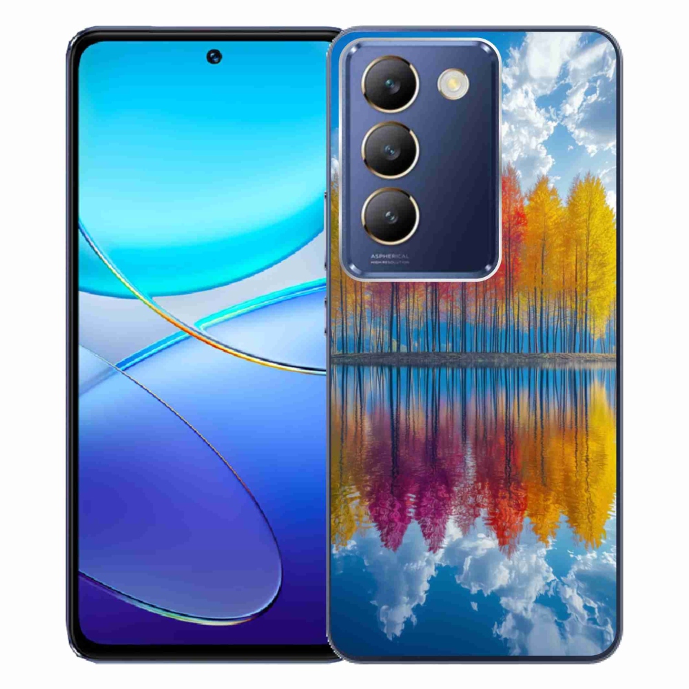 Gelový kryt mmCase na Vivo V40 SE/5G - barevné stromy