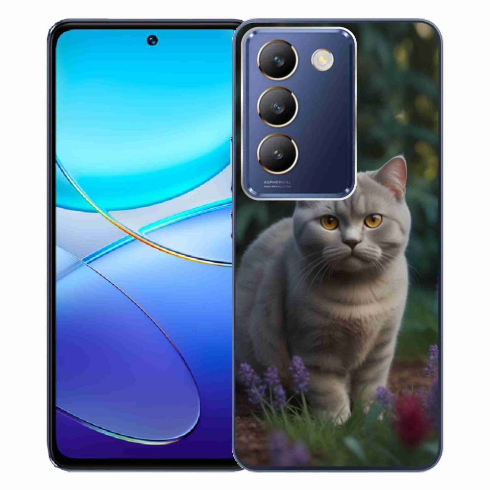 Gelový kryt mmCase na Vivo V40 SE/5G - britská kočka