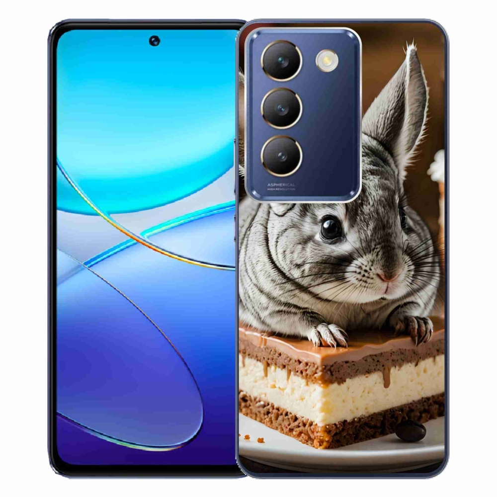 Gelový kryt mmCase na Vivo V40 SE/5G - činčila