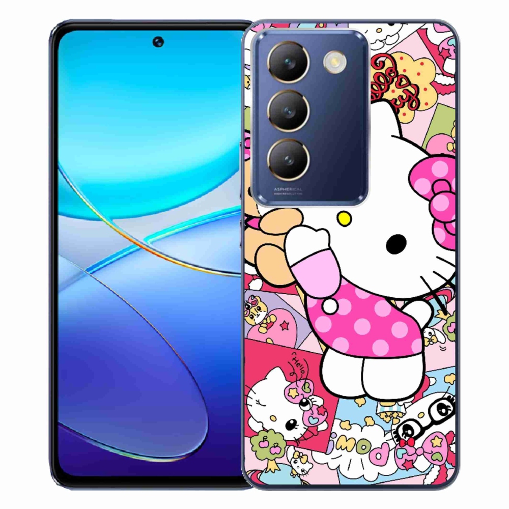 Gelový kryt mmCase na Vivo V40 SE/5G - cute kitty