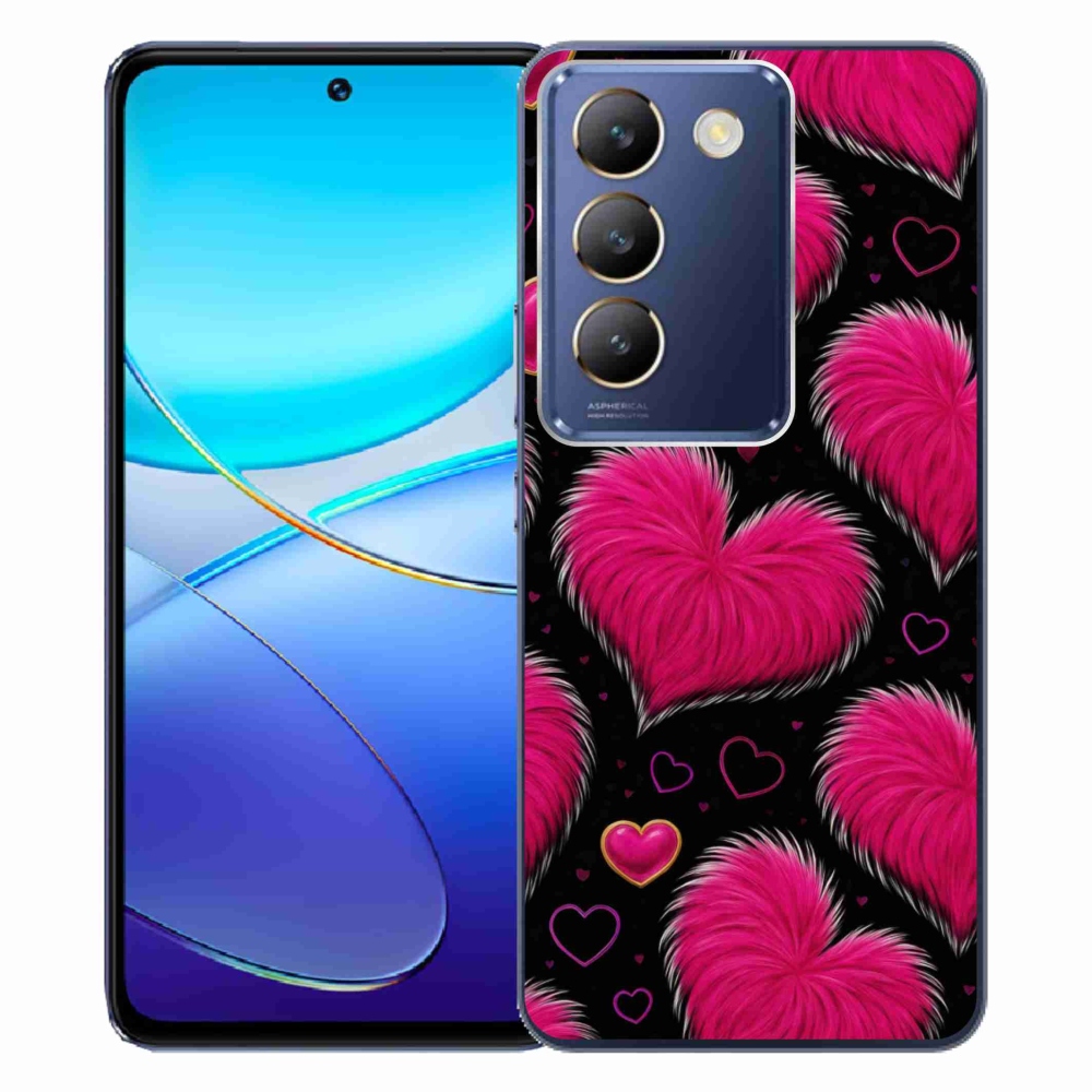 Gelový kryt mmCase na Vivo V40 SE/5G - hebká srdce