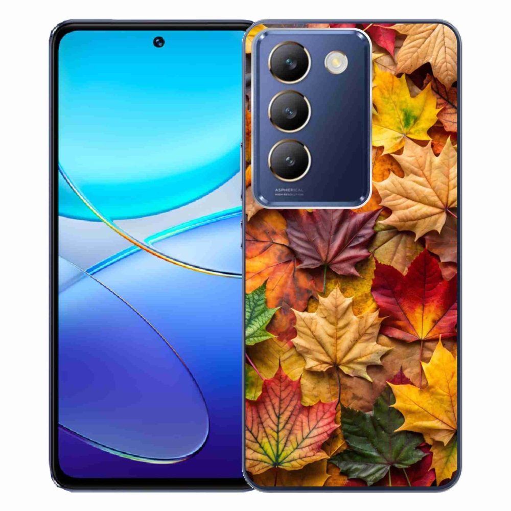 Gelový kryt mmCase na Vivo V40 SE/5G - javorové listy 2