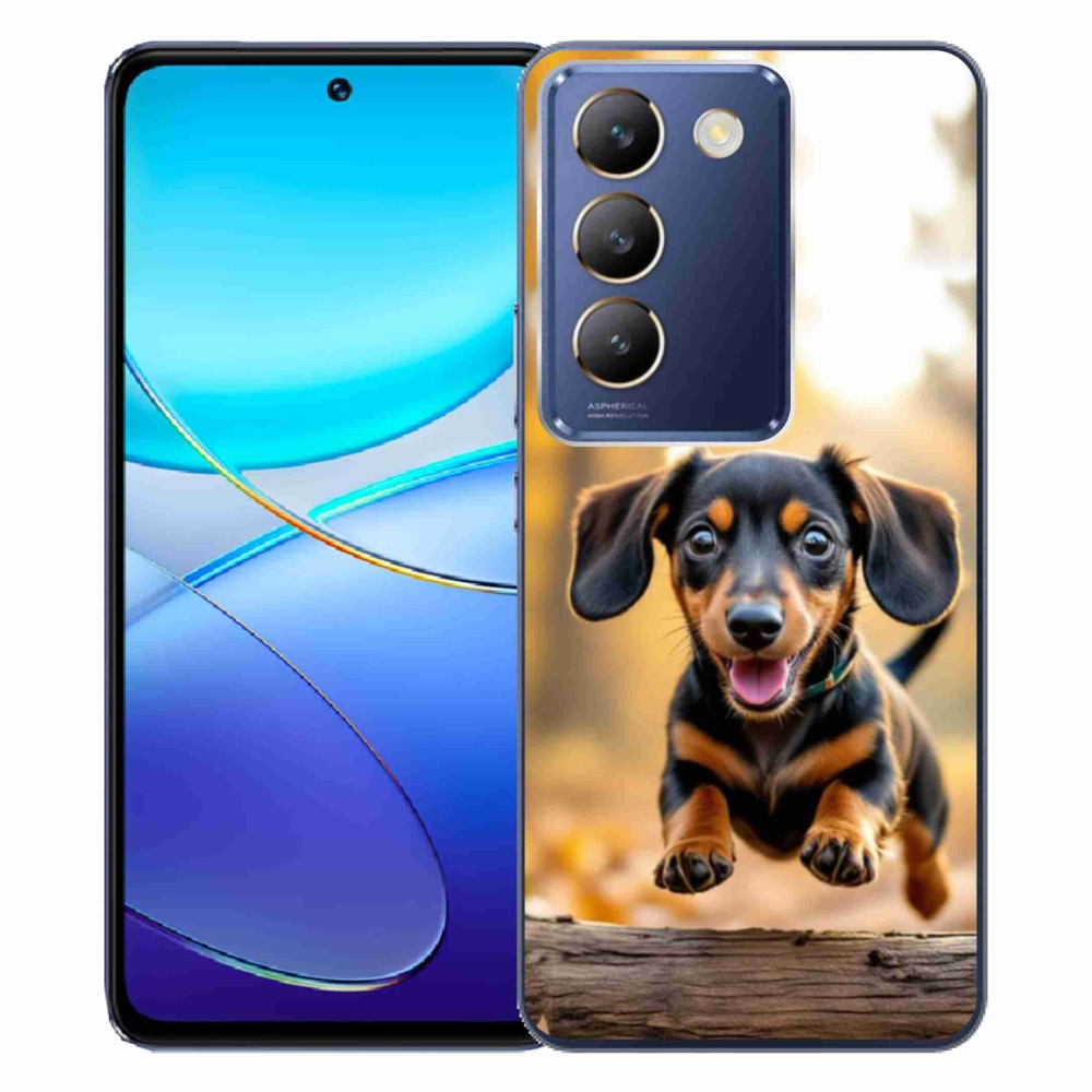 Gelový kryt mmCase na Vivo V40 SE/5G - jezevčík 2