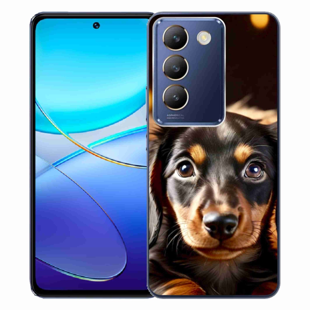 Gelový kryt mmCase na Vivo V40 SE/5G - jezevčík