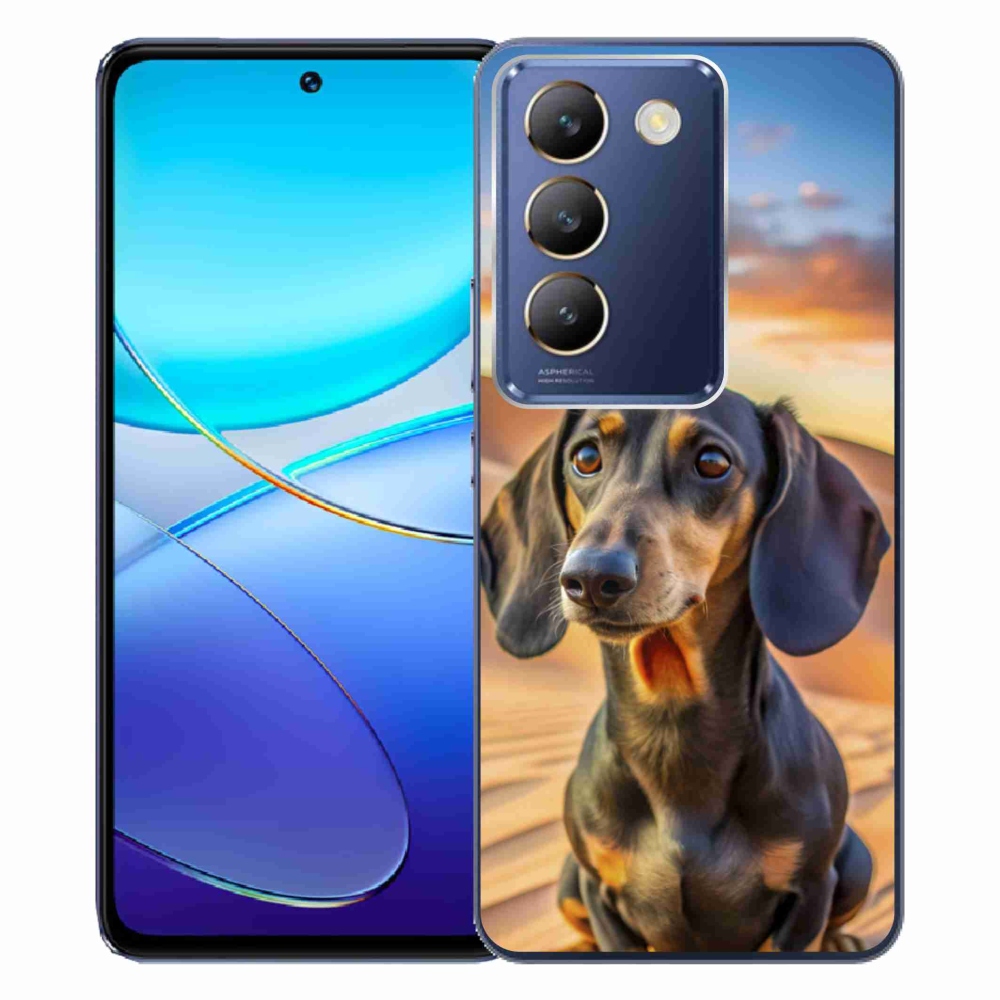 Gelový kryt mmCase na Vivo V40 SE/5G - jezevčík 3 