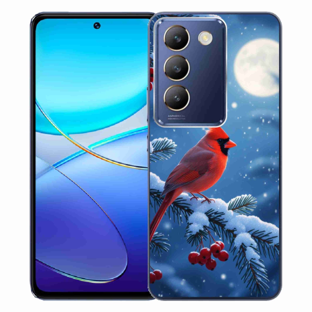 Gelový kryt mmCase na Vivo V40 SE/5G - kardinál červený