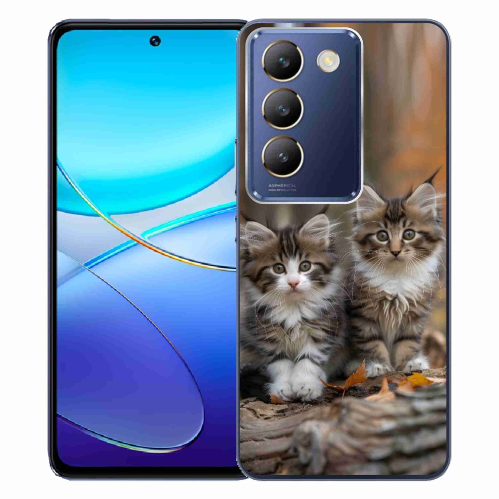 Gelový kryt mmCase na Vivo V40 SE/5G - kočičí duo 3