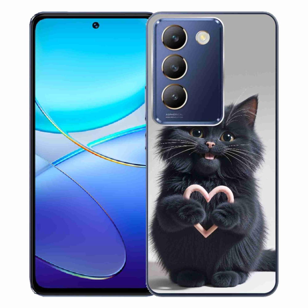 Gelový kryt mmCase na Vivo V40 SE/5G - kočičí láska 3
