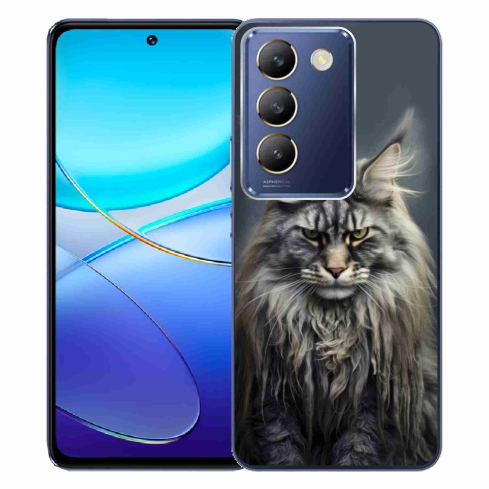 Gelový kryt mmCase na Vivo V40 SE/5G - kočíčí pohled 4