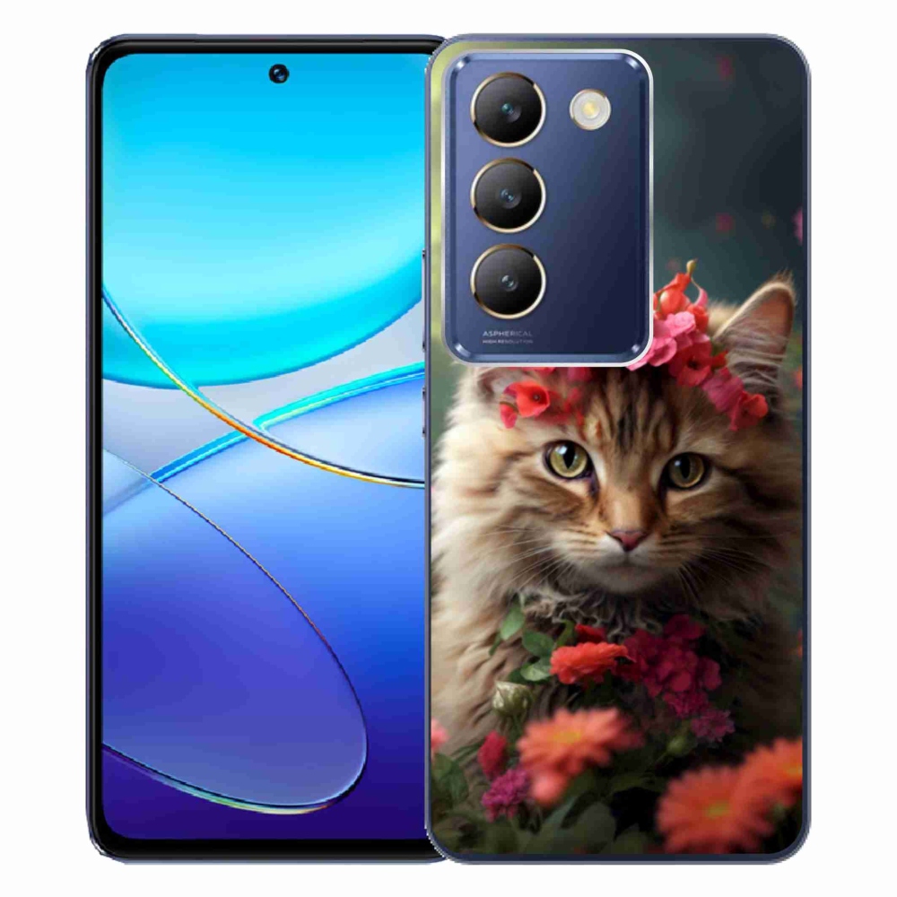 Gelový kryt mmCase na Vivo V40 SE/5G - kočíčí princezna