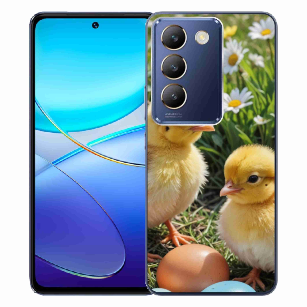 Gelový kryt mmCase na Vivo V40 SE/5G - kuřátka