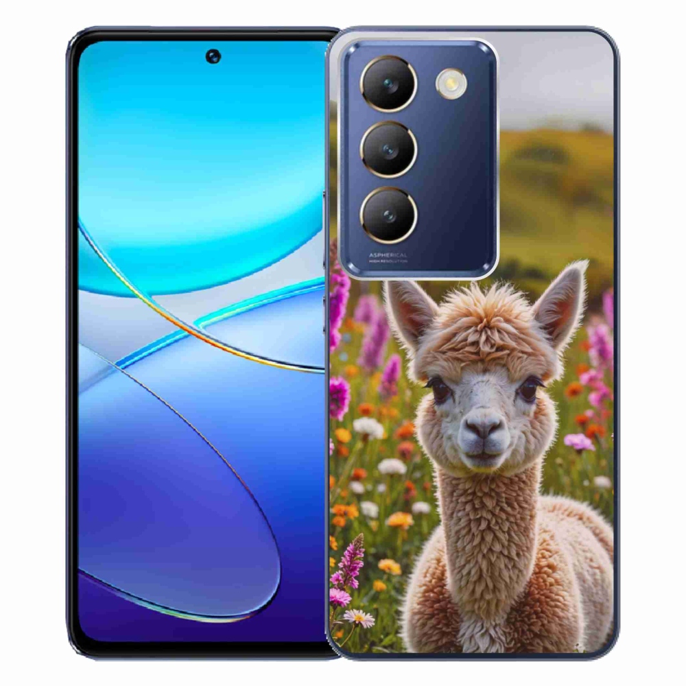 Gelový kryt mmCase na Vivo V40 SE/5G - lama na louce