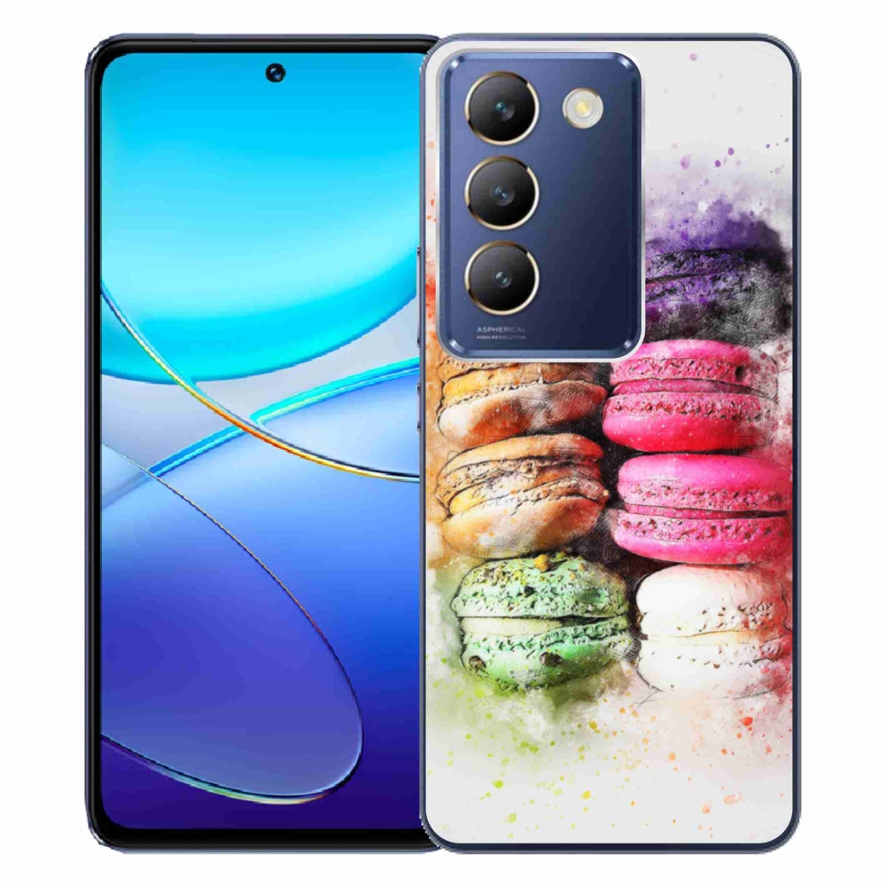 Gelový kryt mmCase na Vivo V40 SE/5G - makrónky