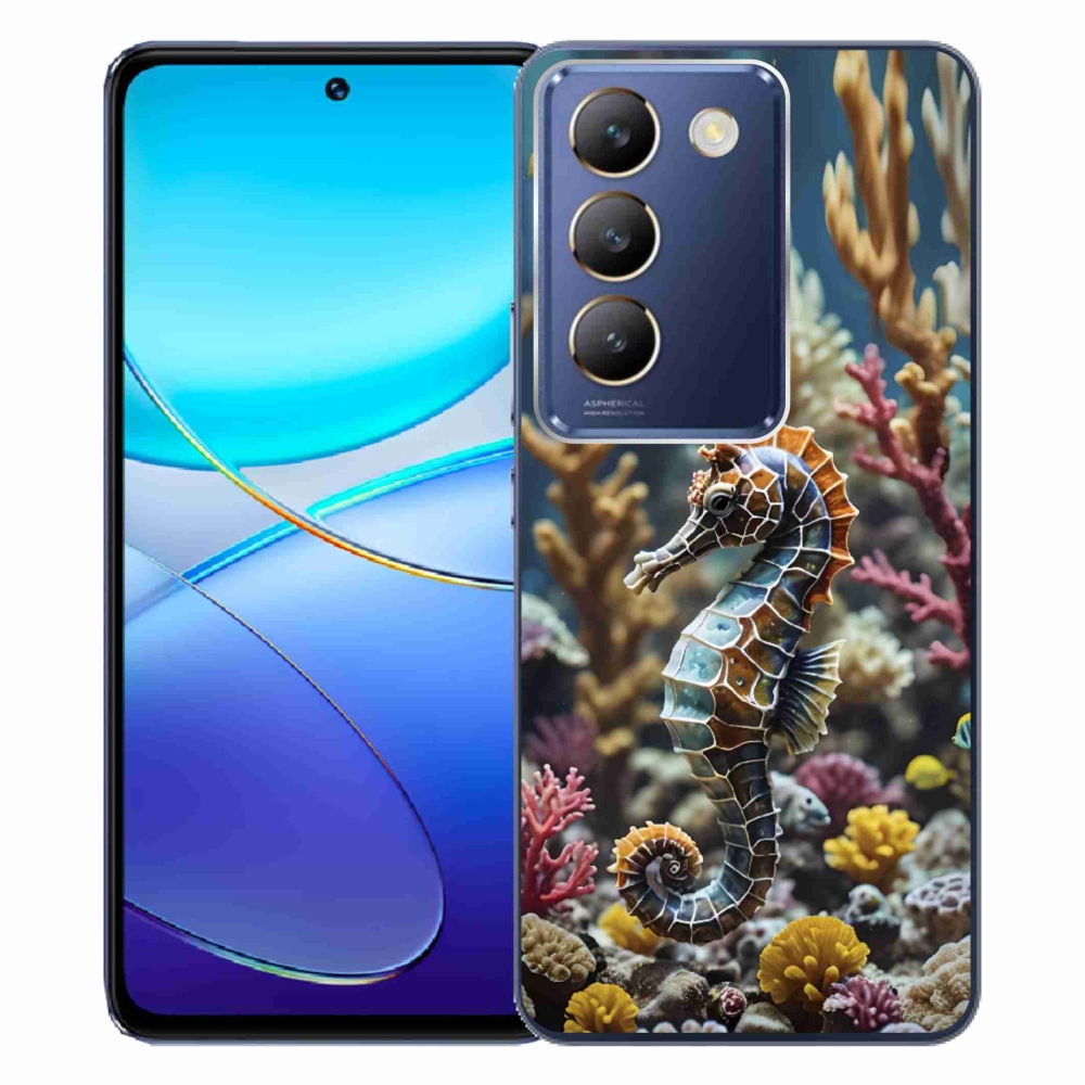 Gelový kryt mmCase na Vivo V40 SE/5G - mořský koník 2