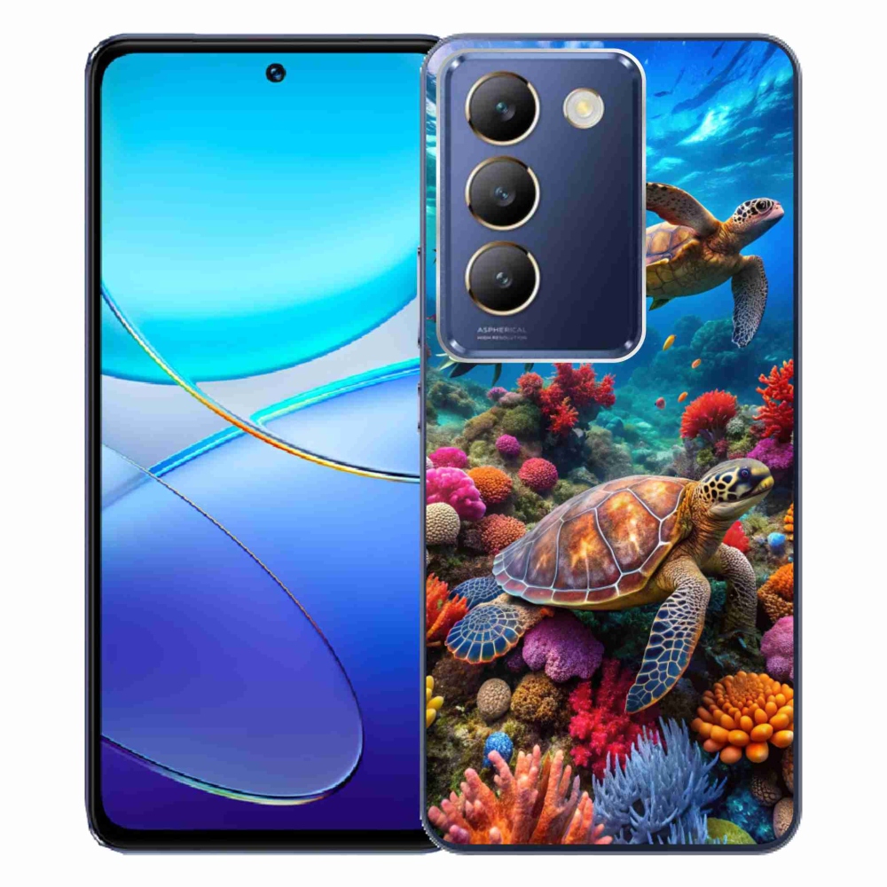 Gelový kryt mmCase na Vivo V40 SE/5G - mořský svět 2