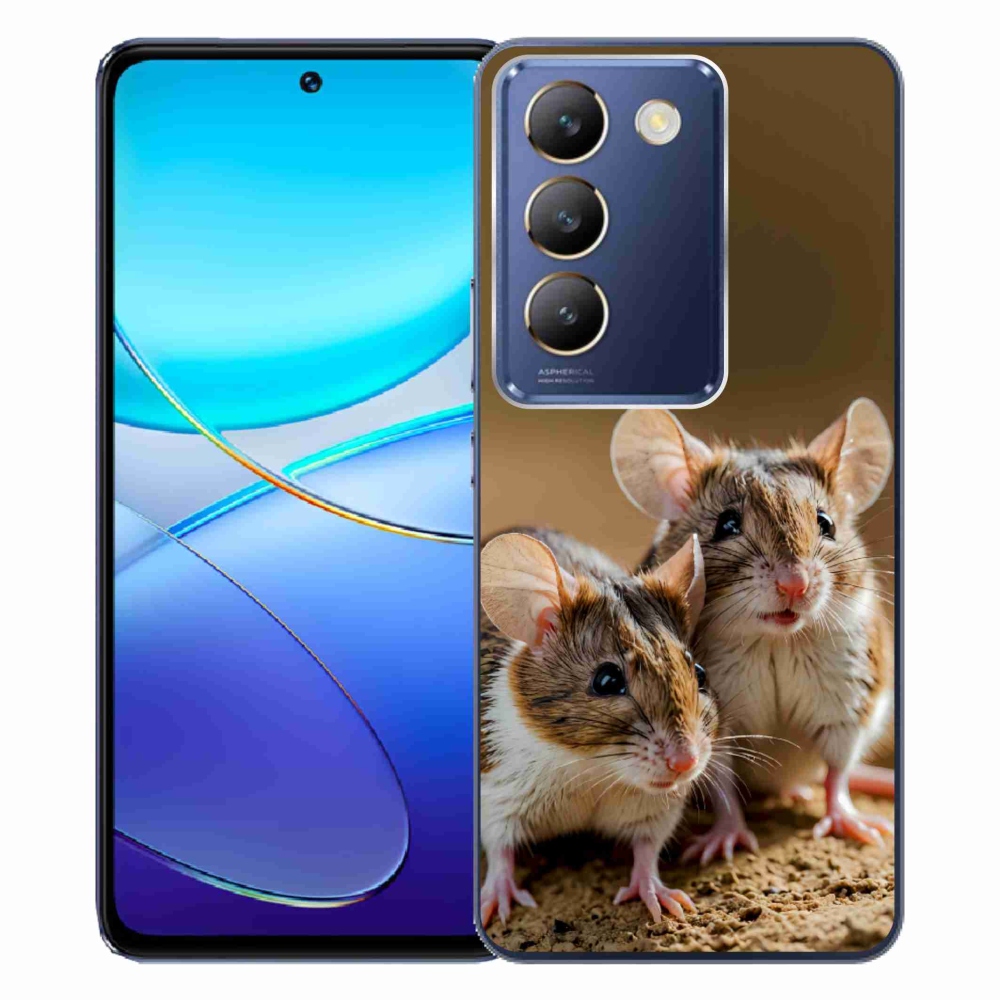 Gelový kryt mmCase na Vivo V40 SE/5G - myší duo