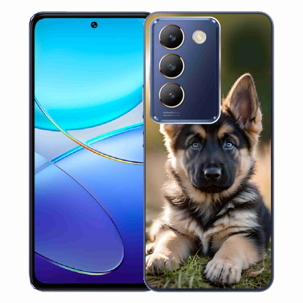Gelový kryt mmCase na Vivo V40 SE/5G - německý ovčák v přírodě