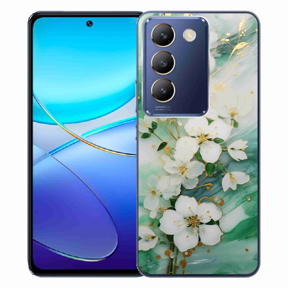 Gelový kryt mmCase na Vivo V40 SE/5G - něžné květy