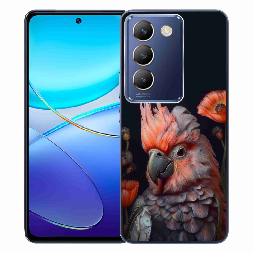 Gelový kryt mmCase na Vivo V40 SE/5G - papoušek kakadu v barvách