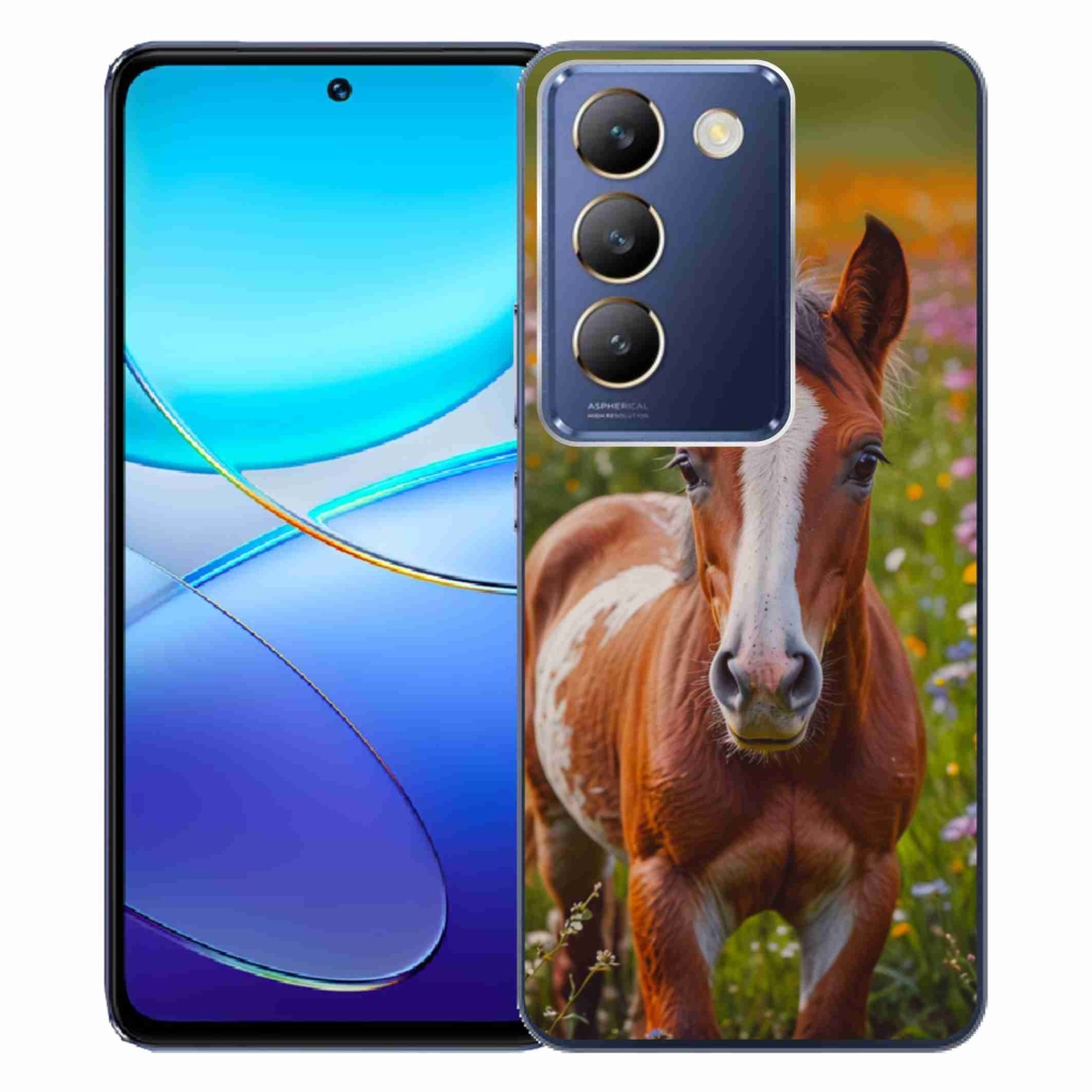 Gelový kryt mmCase na Vivo V40 SE/5G - roztomilé hříbě