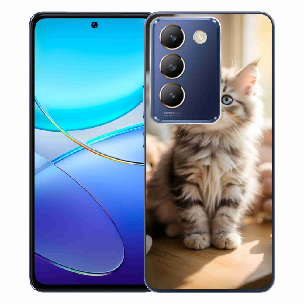 Gelový kryt mmCase na Vivo V40 SE/5G - roztomilé kotě 10