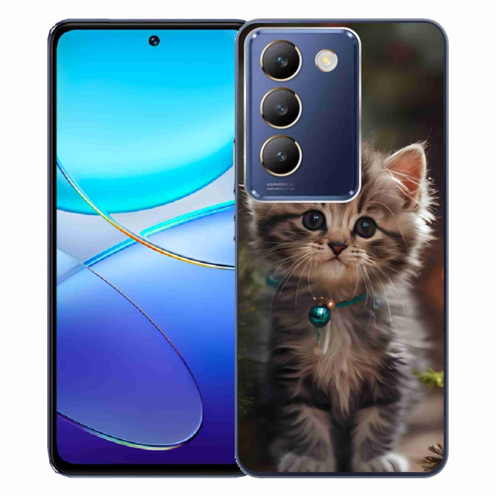Gelový kryt mmCase na Vivo V40 SE/5G - roztomilé kotě 11