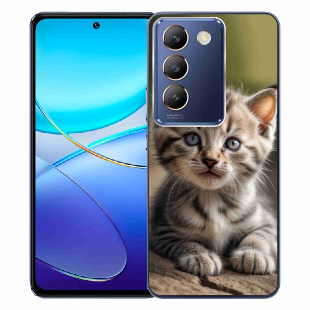 Gelový kryt mmCase na Vivo V40 SE/5G - roztomilé kotě 9