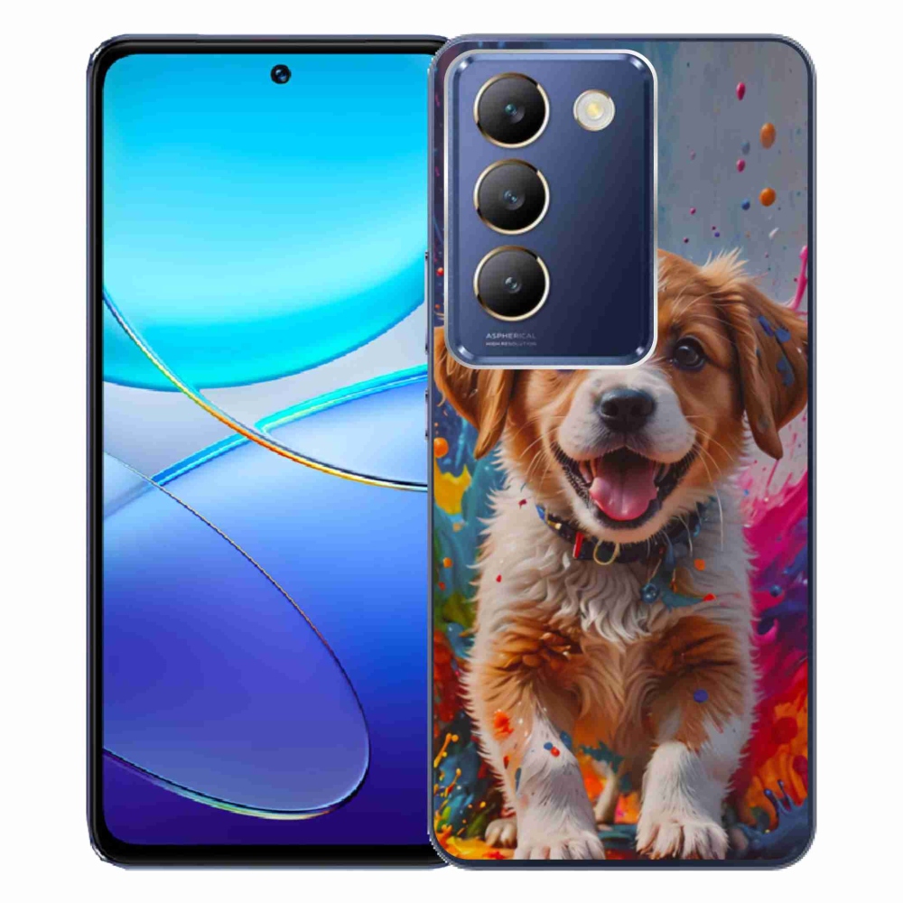 Gelový kryt mmCase na Vivo V40 SE/5G - roztomilé štěně 3