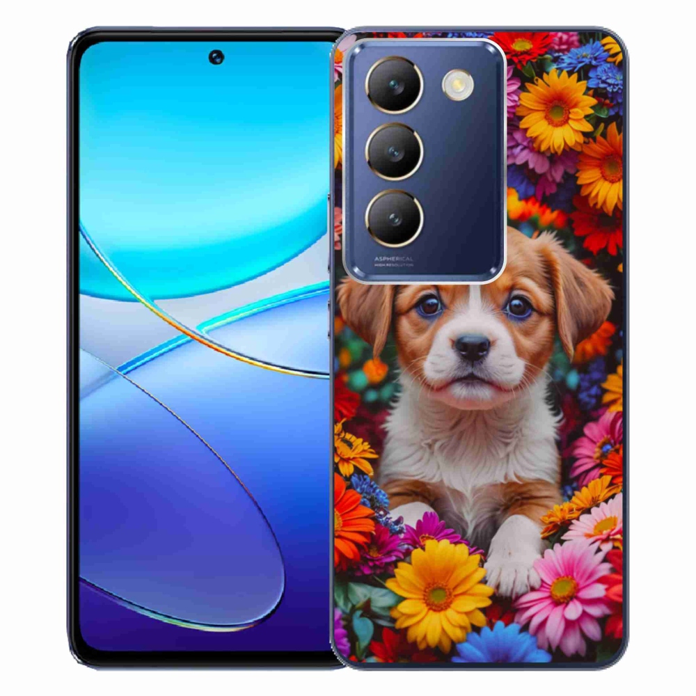 Gelový kryt mmCase na Vivo V40 SE/5G - roztomilé štěně
