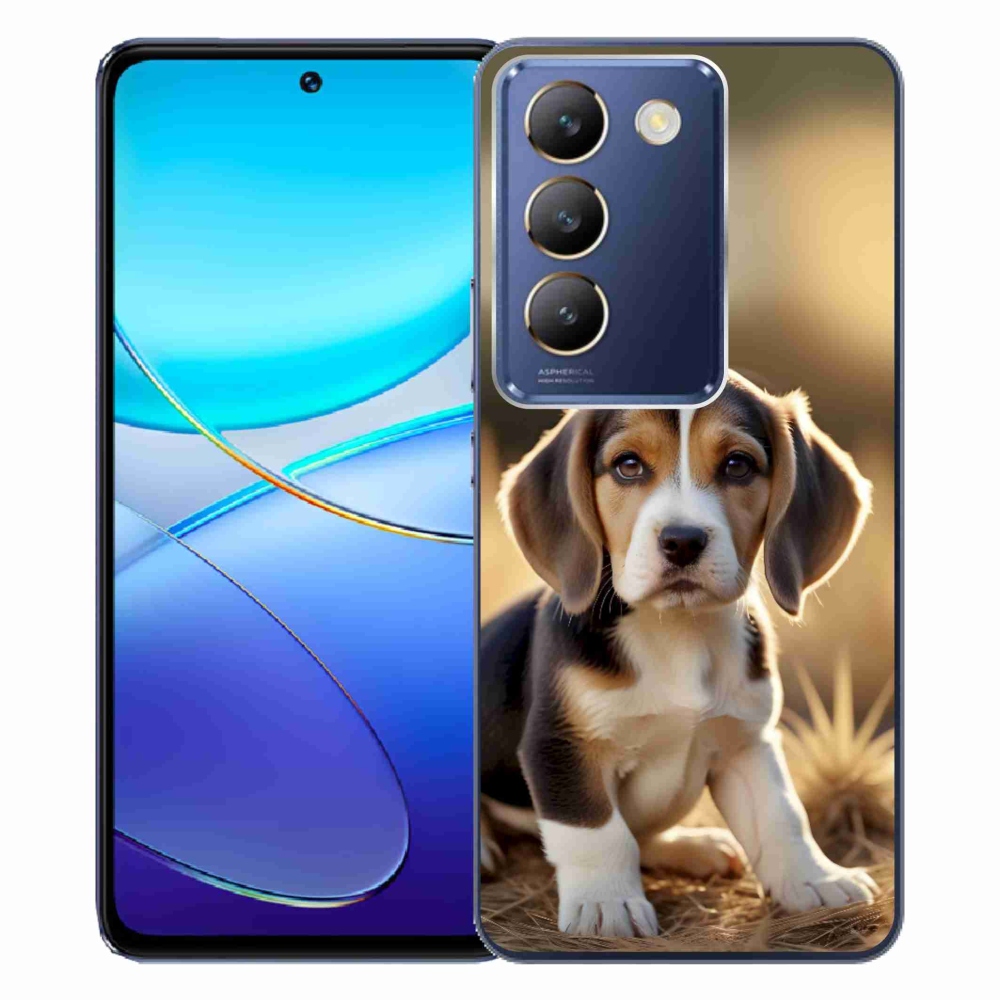 Gelový kryt mmCase na Vivo V40 SE/5G - roztomilý bígl