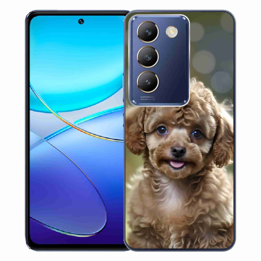 Gelový kryt mmCase na Vivo V40 SE/5G - roztomilý pudl