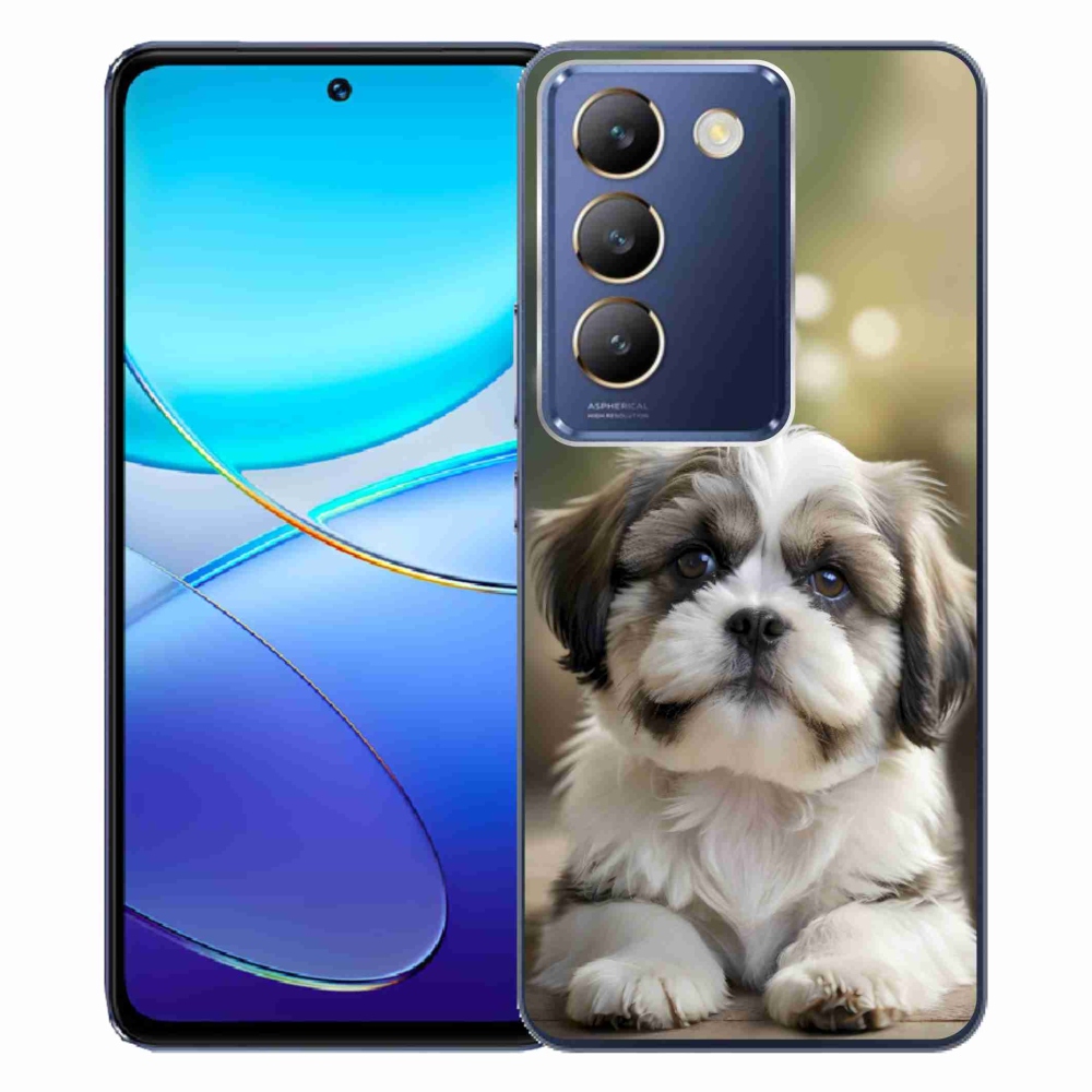 Gelový kryt mmCase na Vivo V40 SE/5G - roztomilý shih-tzu