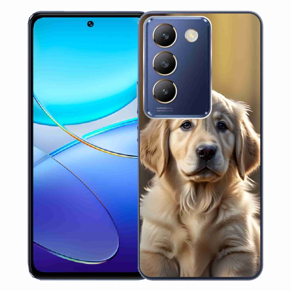Gelový kryt mmCase na Vivo V40 SE/5G - roztomilý zlatý retrívr
