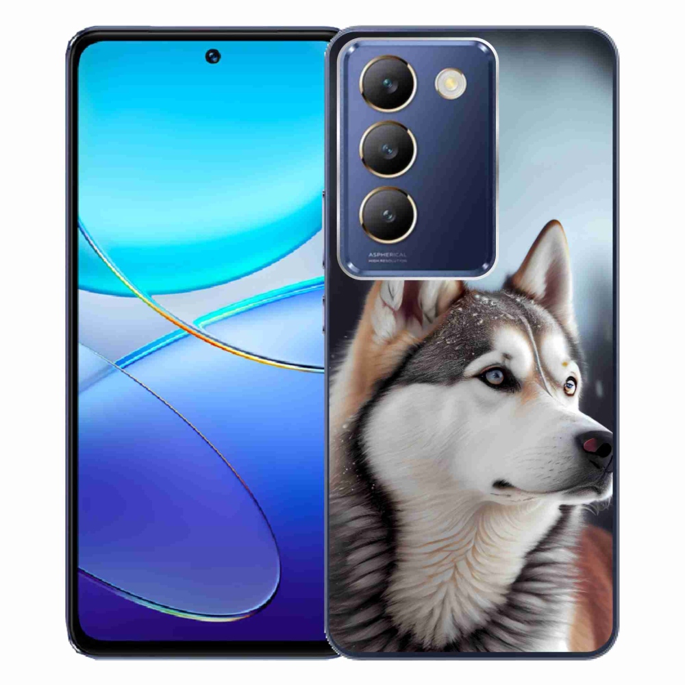 Gelový kryt mmCase na Vivo V40 SE/5G - sibiřský husky