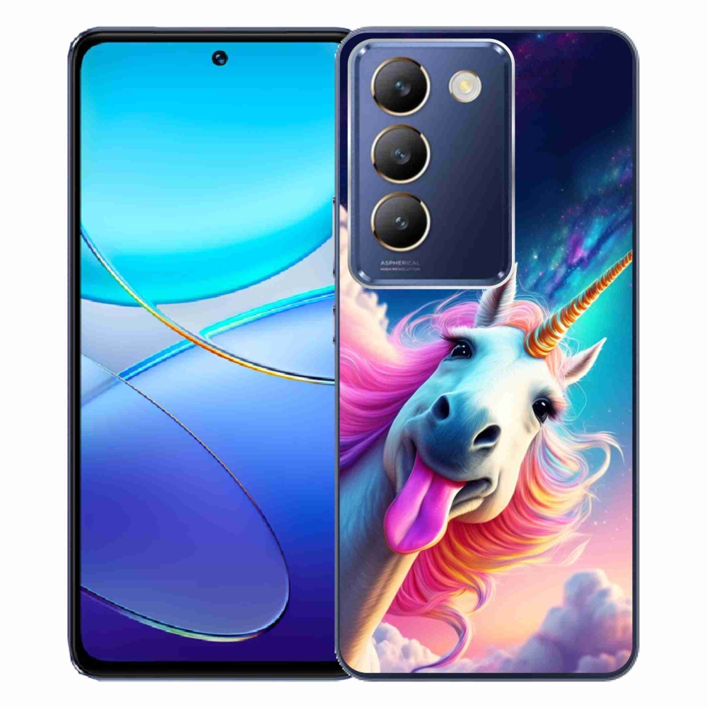 Gelový kryt mmCase na Vivo V40 SE/5G - šílený jednorožec