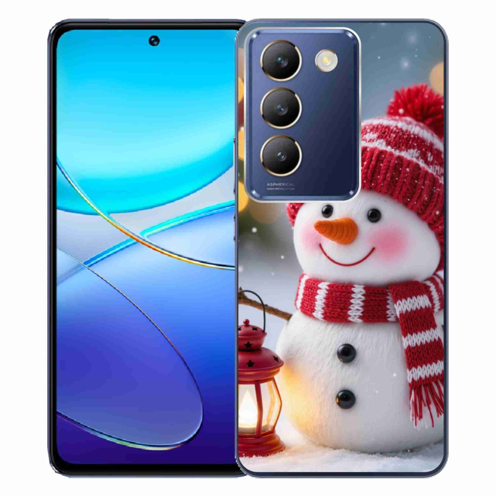 Gelový kryt mmCase na Vivo V40 SE/5G - sněhulák 2