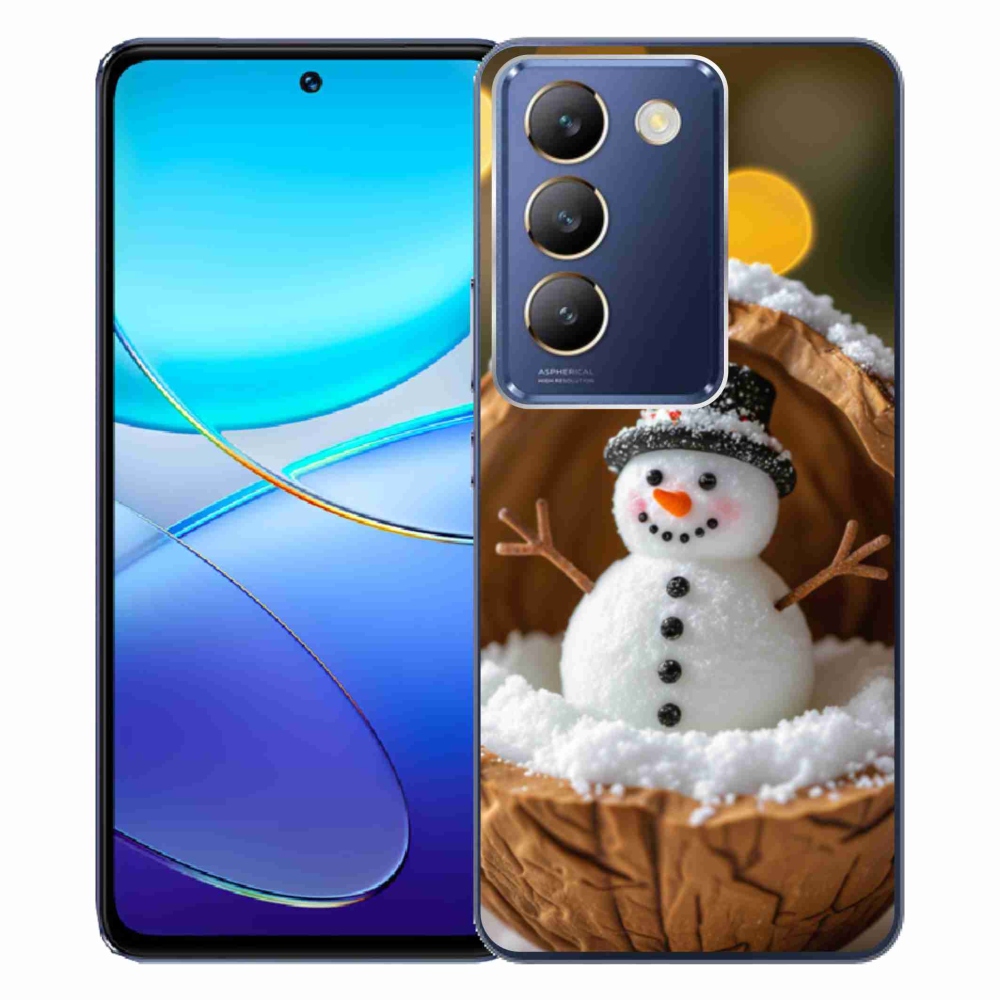 Gelový kryt mmCase na Vivo V40 SE/5G - sněhulák 4