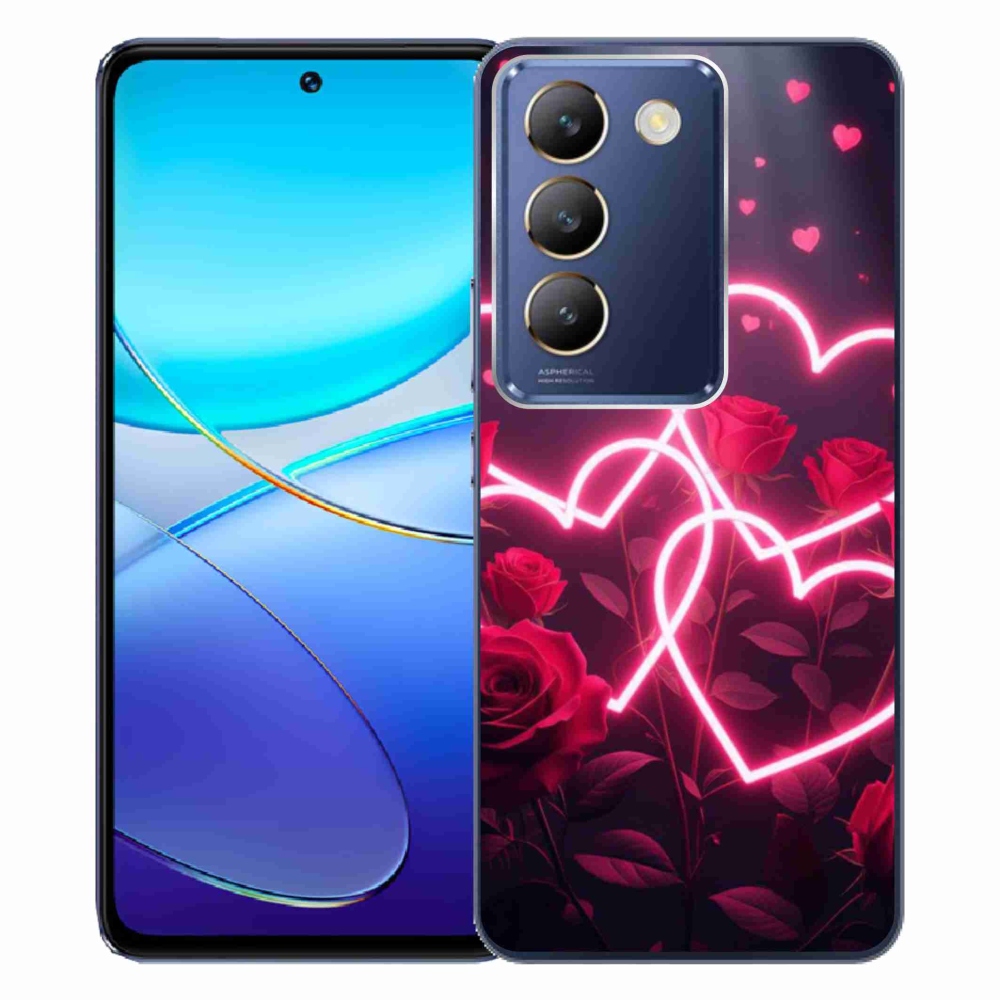 Gelový kryt mmCase na Vivo V40 SE/5G - srdce lásky