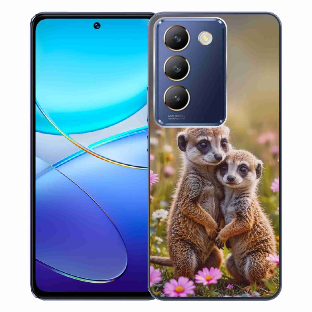 Gelový kryt mmCase na Vivo V40 SE/5G - surikatí duo
